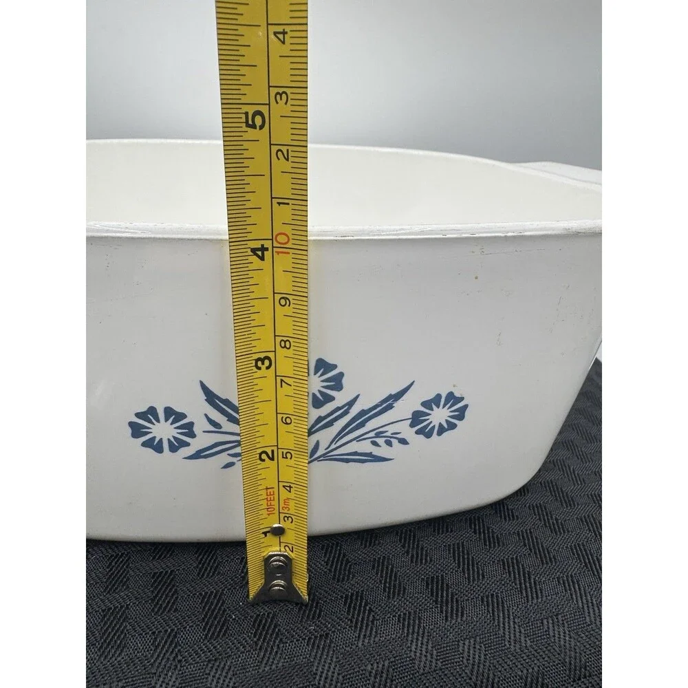 Vintage Corning Ware Blue Cornflower Casserole  P-84-B 4 Qt With Lid